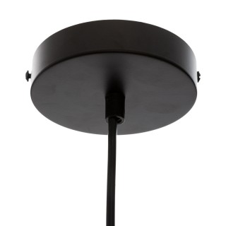 Suspension filaire en métal Galt - Diam. 34 cm - Noir