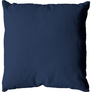 Coussin uni effet Bachette déhoussable - 40 x 40 cm - Bleu Marine