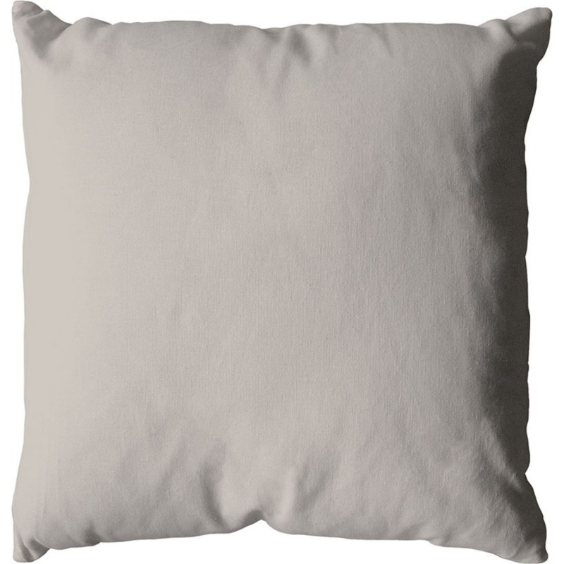 Coussin uni effet Bachette déhoussable - 40 x 40 cm - Taupe