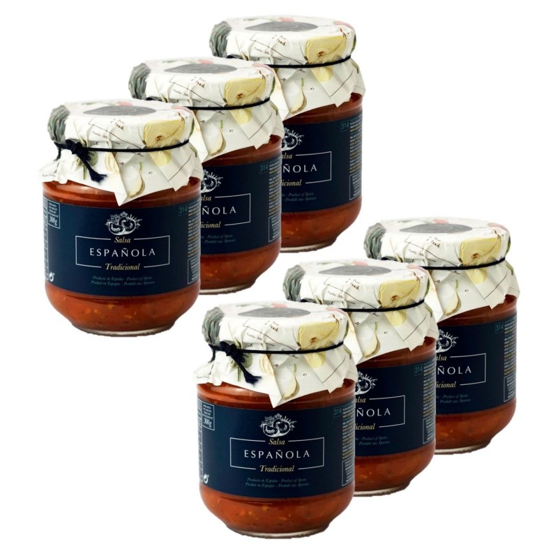 Lot 6x Sauce Espagnole - pot 300g