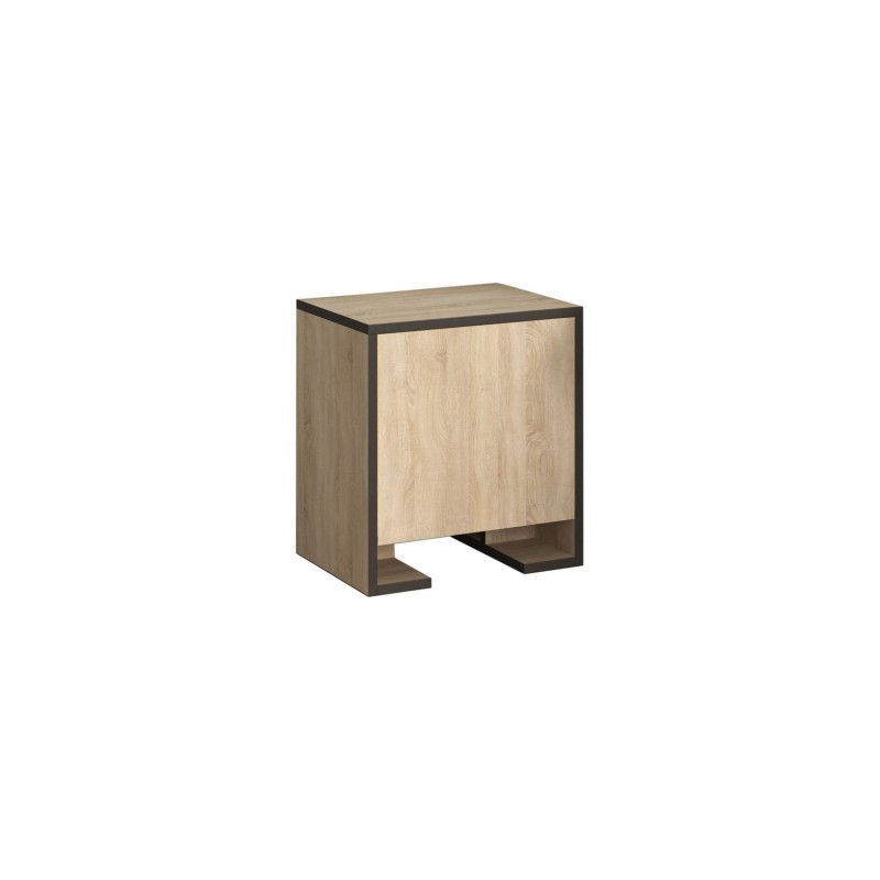 Table de chevet Payti - Bois anthracite
