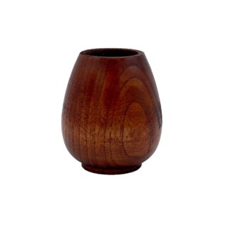 Calebasse (pot à maté) traditionnelle en bois