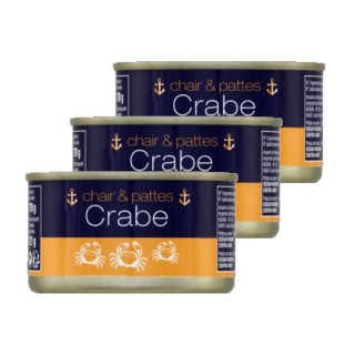 Lot 3x Crabe chair & pattes - Boîte 170g