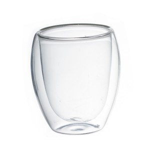 Lot 2x 2 Tasses à café double paroi - Verre