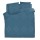 Parure de lit en coton lavé Tuft - 260 x 240 cm - Bleu canard