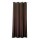 Rideau en toile unie Basic à 8 œillets - Longueur 240 cm x largeur 140 cm - Marron Chocolat fondant