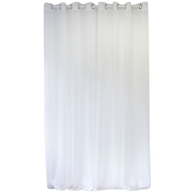 Voilage grande largeur Sablé - 300 x 240 cm - Blanc