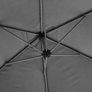 Parasol décentré Manao - Diamètre 3 mètre - Ardoise