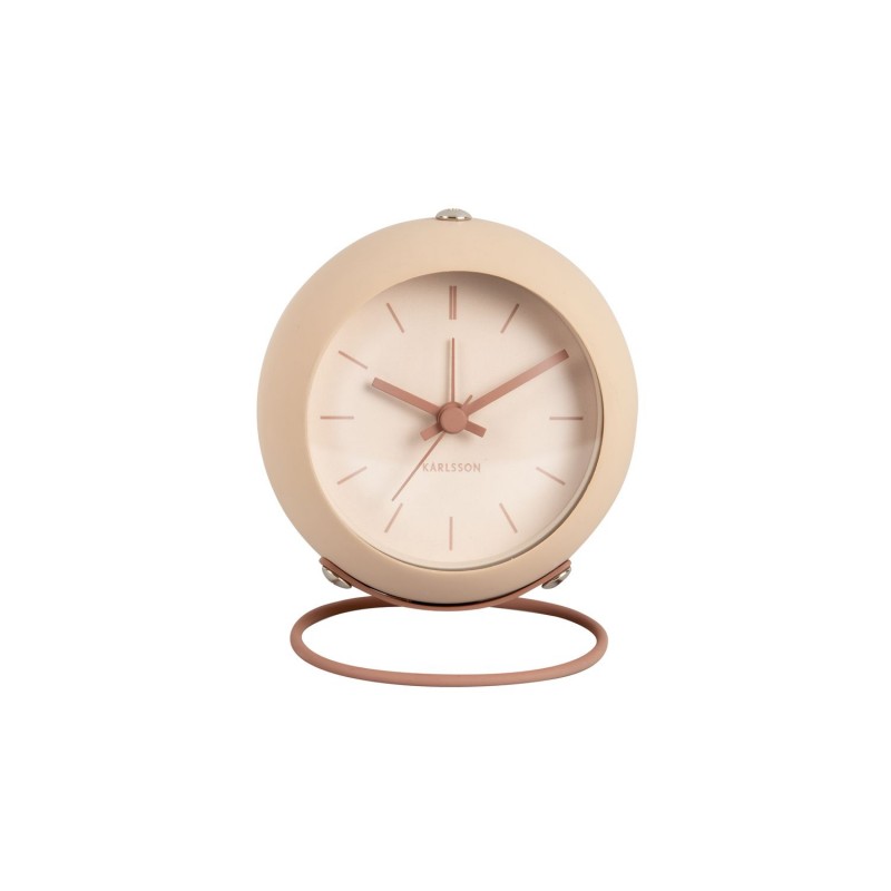 Réveil Nirvana Globe - Beige sable