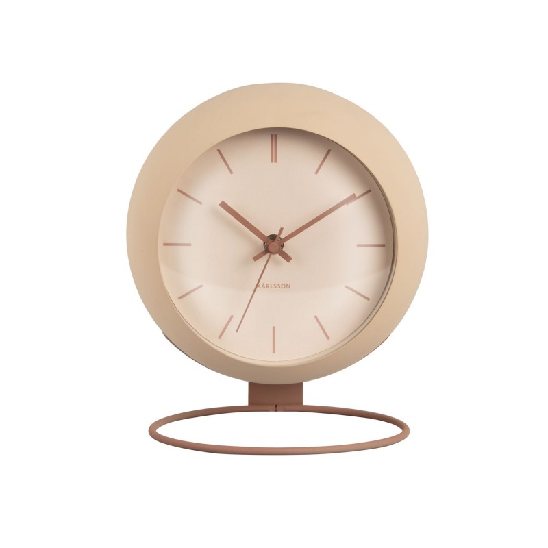 Horloge à poser Nirvana Globe - Beige