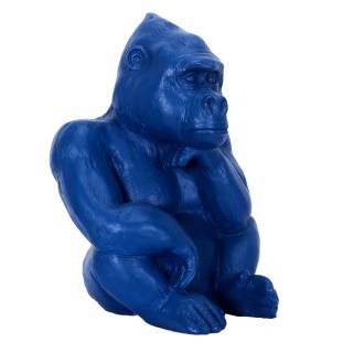 Gorille décoratif Magnesia - Hauteur 54 cm - Bleu