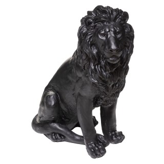 Lion décoration extérieur MGO - Noir