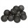 Guirlande LED 10 boules - Noir argenté