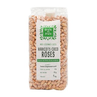 Haricots coco roses - Sachet 1kg