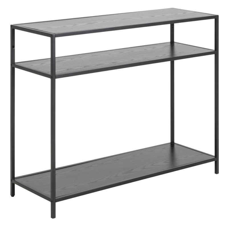 Console Sireine 3 étages en MDF et Métal - Noir Console Sireine 3 étages en MDF et Métal - Noir