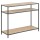 Console Sireine 3 étages en MDF et Métal - Beige et Noir