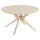 Table basse ronde Dune en MDF - Beige