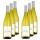 Lot 6x Vin blanc Bourgogne Petit Chablis AOC - Bouteille 750ml