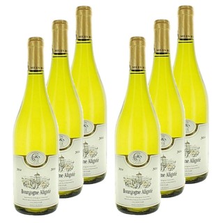 Lot 6x Vin blanc Bourgogne Aligoté AOP - Bouteille 750ml