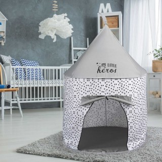 Tente pliable pour enfant Diam. 100 cm - Gris