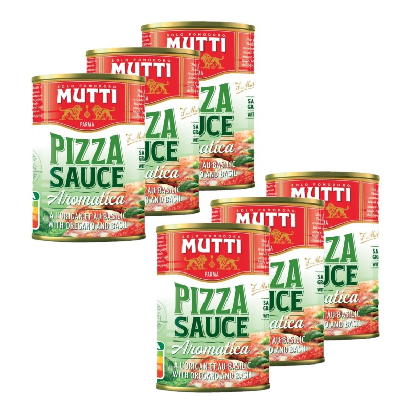 Lot 6x Sauce pizza aromatisée - Boîte 400g