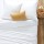 Housse de couette 2 places en coton 240x220cm fermeture boutons - Blanc
