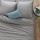 Housse de couette 2 places en coton 240x220cm fermeture boutons - Gris