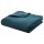 Dessus de lit avec 2 taies d'oreillers en Polyester bleu canard