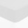 Drap Housse bonnet 30 cm 100% Coton Esther 160x200 cm - Blanc