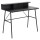 Bureau 1 tiroir et tablette de rangement en MDF et Métal - Noir