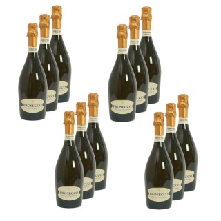 Lot 12x Prosecco brut - DOC - Bouteille 750ml