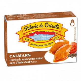 Lot 6x Calamars farcis sauce américaine 115g Palacio - Boîte 115g