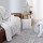 Couverture AZURA effet fourrure 2 tons et flanelle - 220 x 180 cm - Blanc