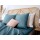 Drap housse - 100% coton lavé 57 fils - 160 x 200 cm - Marine