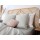 Drap housse - 100% coton lavé 57 fils - 140 x 190 cm - Gris