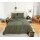 Parure de lit - Double gaze de coton - 240 x 260 cm - Kaki